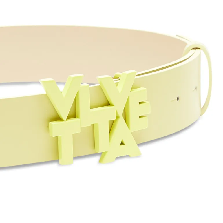 Vivetta Belt With Logo Buckle-Women Belts