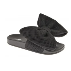 Vivetta Bow Sliders-Women Flip Flops & Sliders