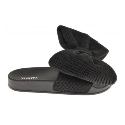Vivetta Bow Sliders-Women Flip Flops & Sliders