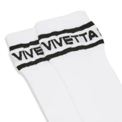 Vivetta Calzini A Coste Con Ricamo Unghie-Women Socks