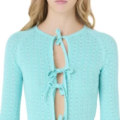 Vivetta Cardigan With Ties-Women Knitwear
