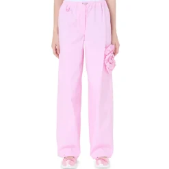 Vivetta Cargo Pants With Rose-Women Trousers & Shorts