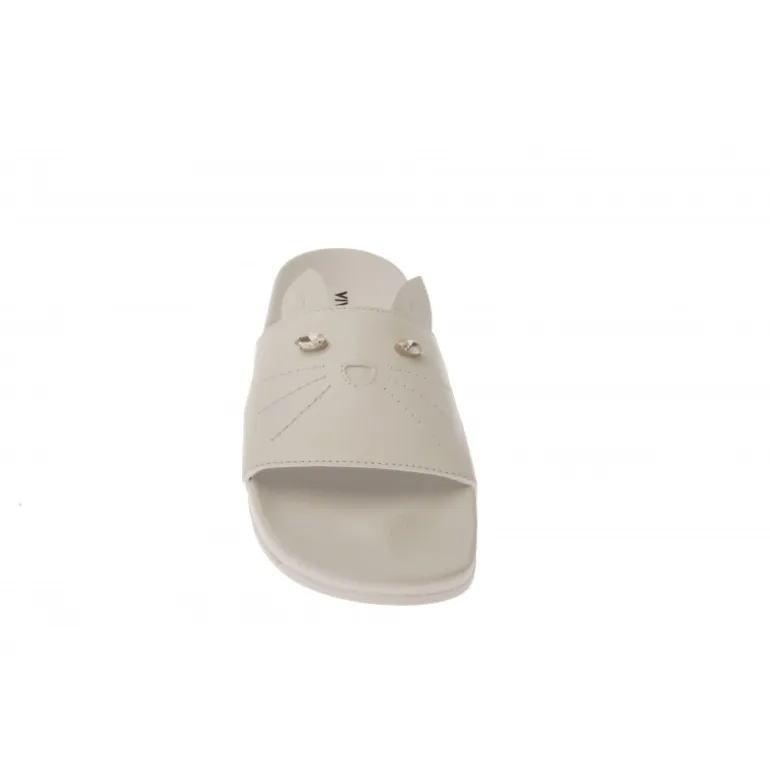 Vivetta Cat Slider-Women Flip Flops & Sliders