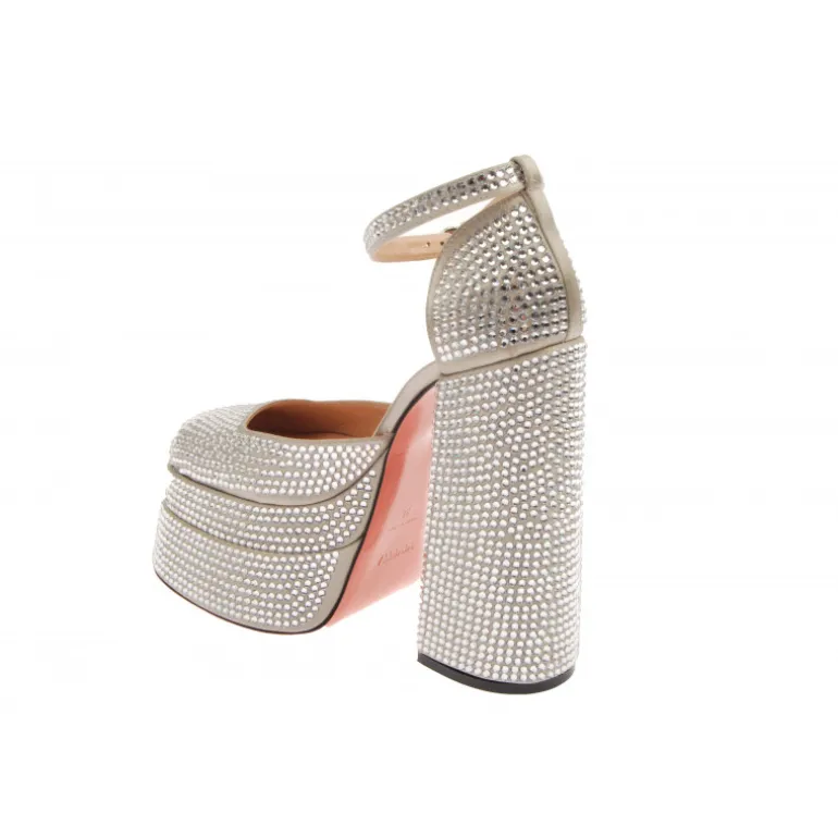 Vivetta Crystals Platform Mary Jane-Women Ballet Flats & Mary-Jane