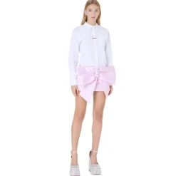 Vivetta Cut Out Hands Neck Shirt-Women Shirts & Tops