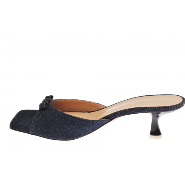 Vivetta Denim Mules-Women Sandals