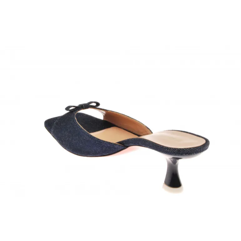 Vivetta Denim Mules-Women Sandals