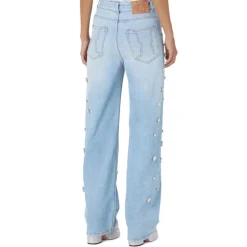 Vivetta Denim With Crystal Stones-Women Denim