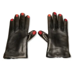 Vivetta Emroidered Nails Gloves-Women Gloves & Scarves