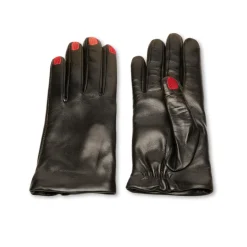 Vivetta Emroidered Nails Gloves-Women Gloves & Scarves