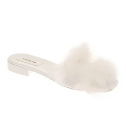 Vivetta Flat Sandal With Marabu-Women Sandals