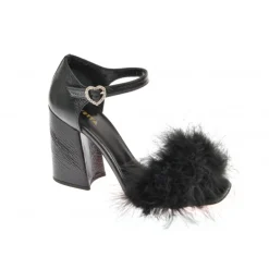 Vivetta Flat Sandal With Marabu-Women Sandals
