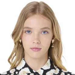 Vivetta Floral Earrings-Women Earrings