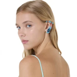Vivetta Floral Mono Ear Cuff-Women Earrings
