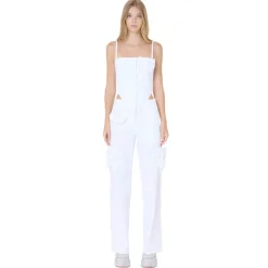 Vivetta Gabardine Overalls-Women Trousers & Shorts