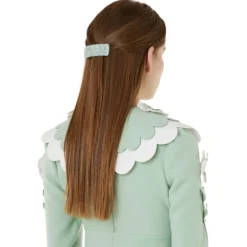 Vivetta Hair Clip With Crystals Logo-Women Hair Accessories