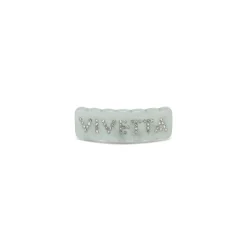 Vivetta Hair Clip With Crystals Logo-Women Hair Accessories