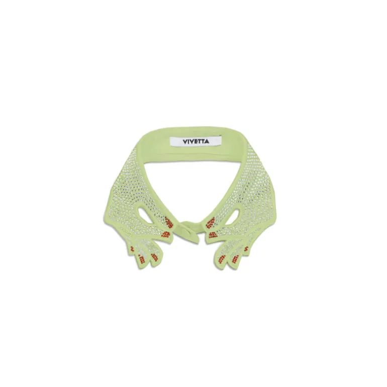 Vivetta Hand Collar With Crystals-Women Collars