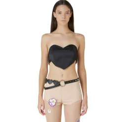 Vivetta Heart Bustier Top-Women Shirts & Tops