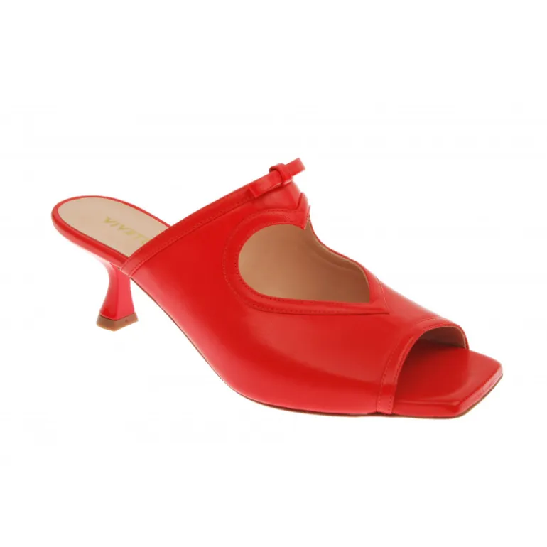 Vivetta Heart Mules-Women Sandals