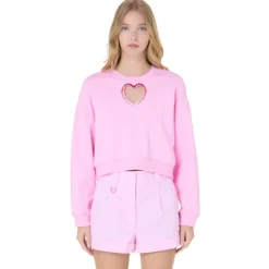 Vivetta Heart Sweatshirt-Women T-Shirts & Sweat Shirts