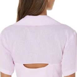 Vivetta Linen Bustier Shirt-Women Shirts & Tops