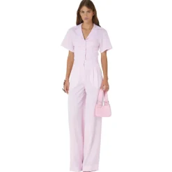 Vivetta Linen Bustier Shirt-Women Shirts & Tops