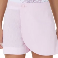 Vivetta Linen Shorts-Women Trousers & Shorts