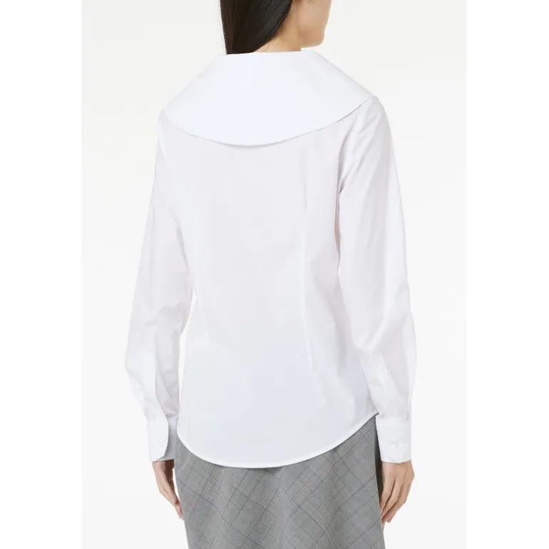 Vivetta Maxi Hand-Collar Shirt-Women Shirts & Tops