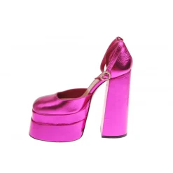 Vivetta Metallic Platform Mary Jane-Women Ballet Flats & Mary-Jane