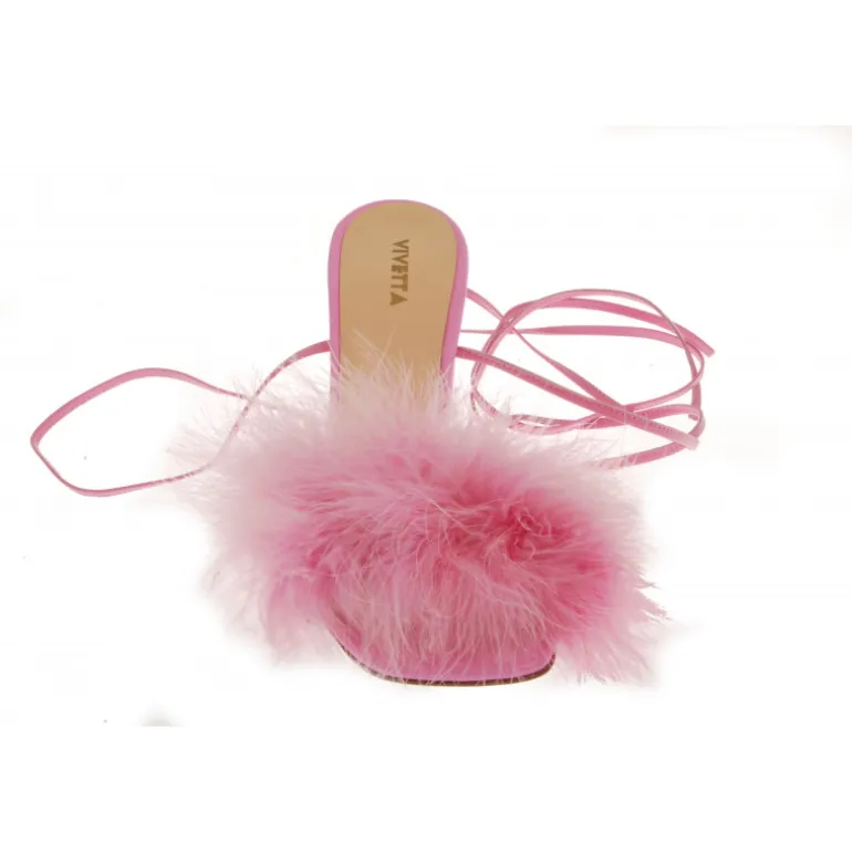 Vivetta Sandals With Marabu-Women Sandals