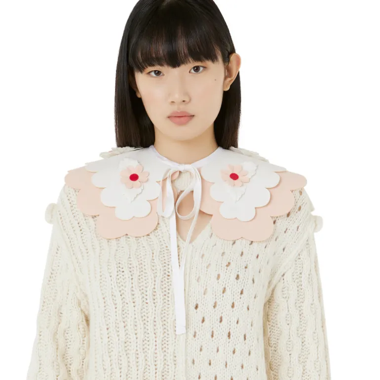 Vivetta Scalloped Collar-Women Collars