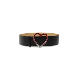 Vivetta Strass Heart Belt-Women Belts
