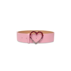 Vivetta Strass Heart Belt-Women Belts
