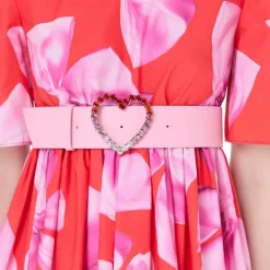 Vivetta Strass Heart Belt-Women Belts