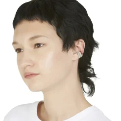 Vivetta Tris Ear Cuff With Crystals-Women Earrings